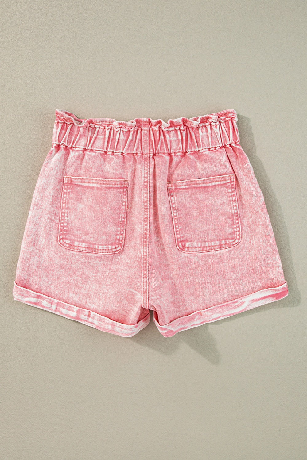 Paperbag Waist Denim Shorts - Leahs' Gems