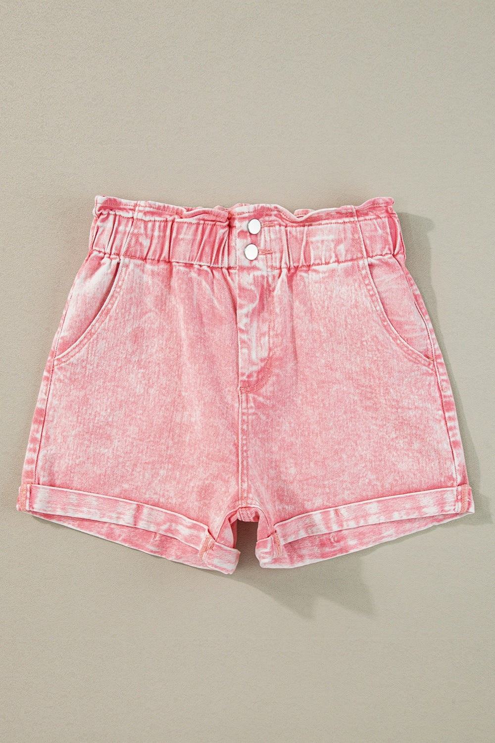 Paperbag Waist Denim Shorts - Leahs' Gems