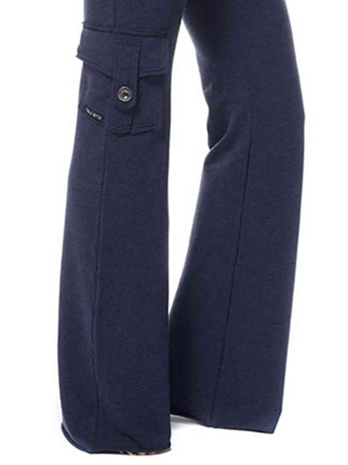 Mid Waist Pants with Pockets Trendsi