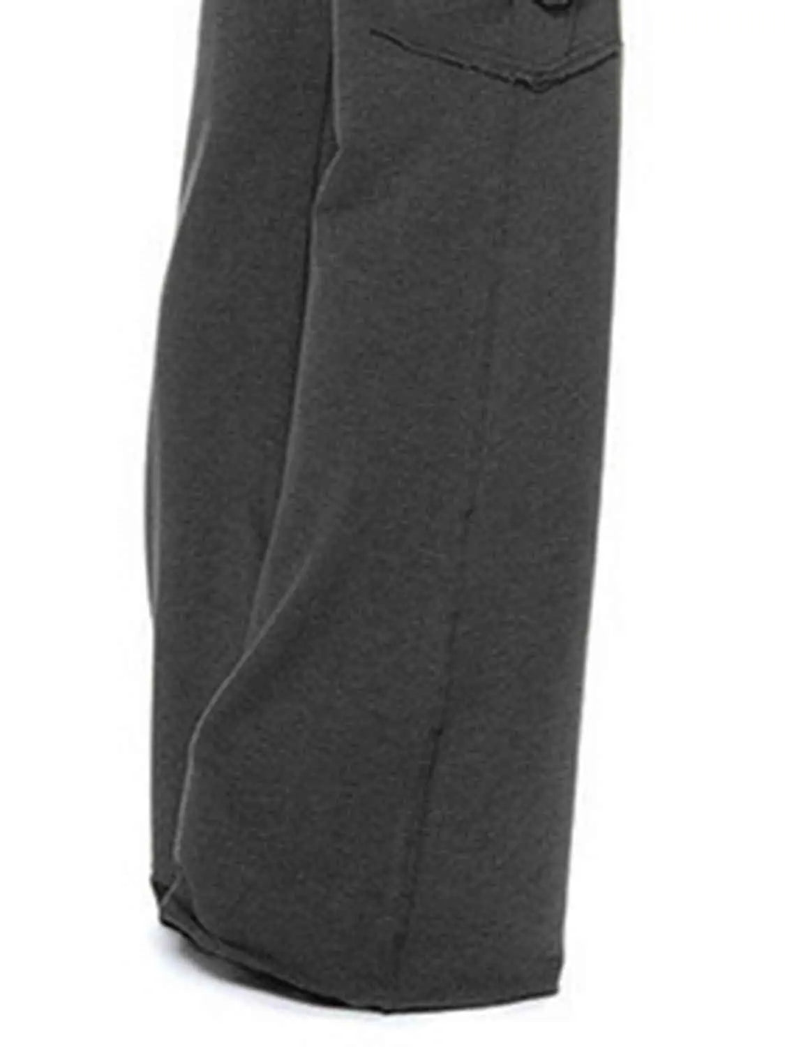 Mid Waist Pants with Pockets Trendsi