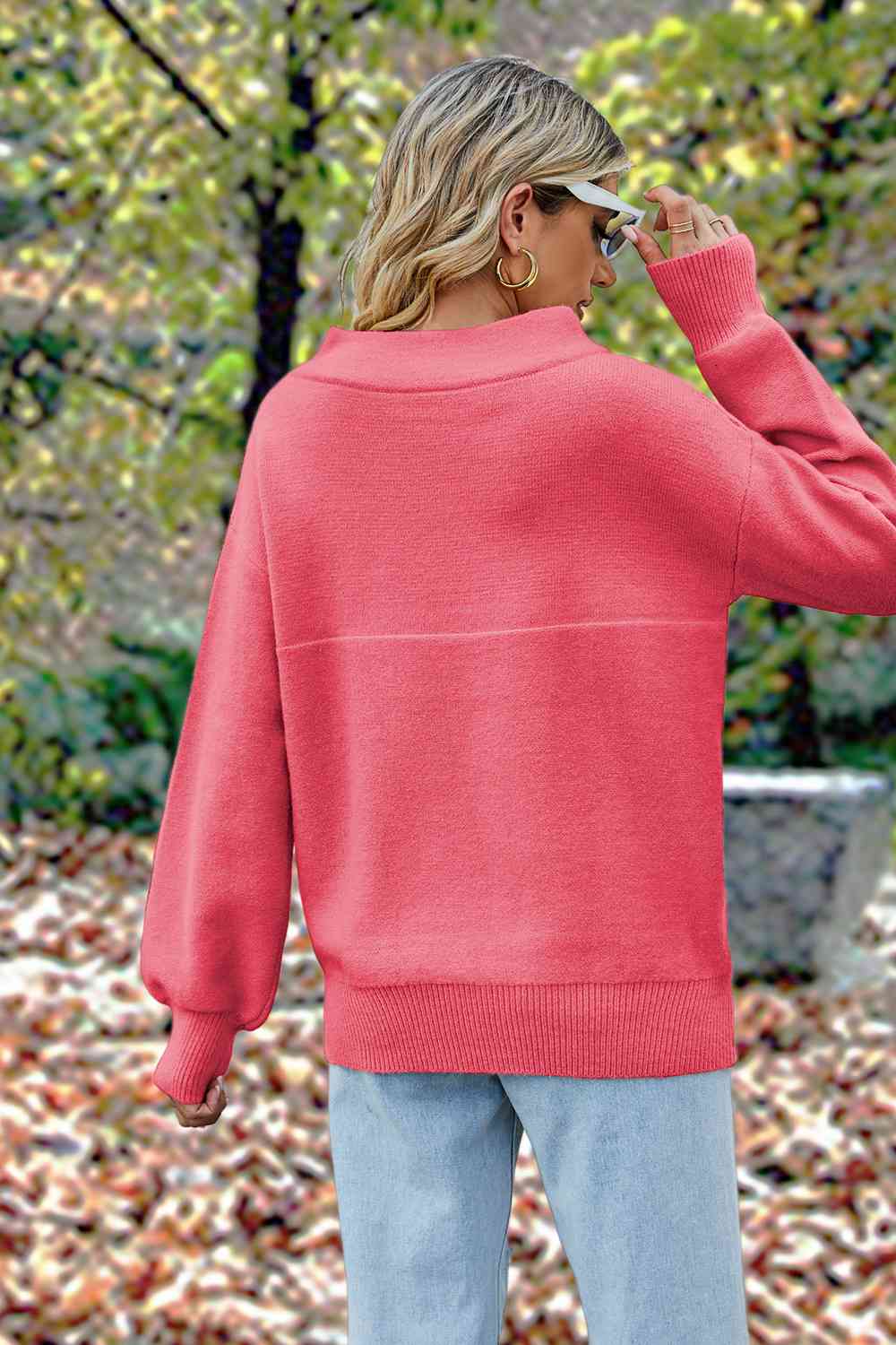 Off-Shoulder  Dropped Shoulder  Sweater Trendsi